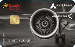 SpiceJet Axis Bank Voyage Black Credit Card